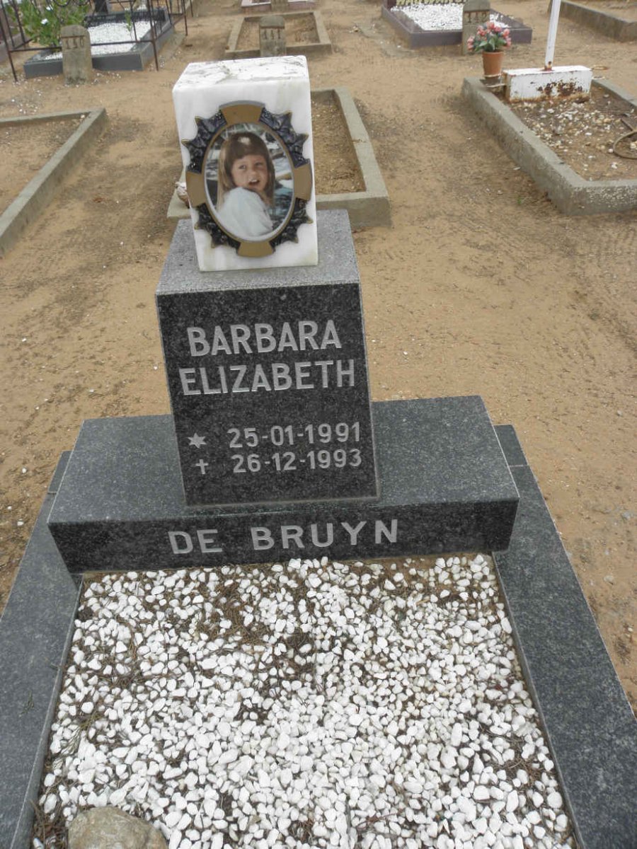 BRUYN Barbara Elizabeth, de 1991-1993