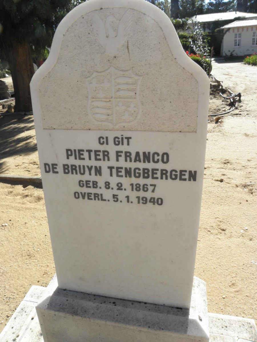 BRUYN TENBERGEN Pieter Franco, de 1867-1940