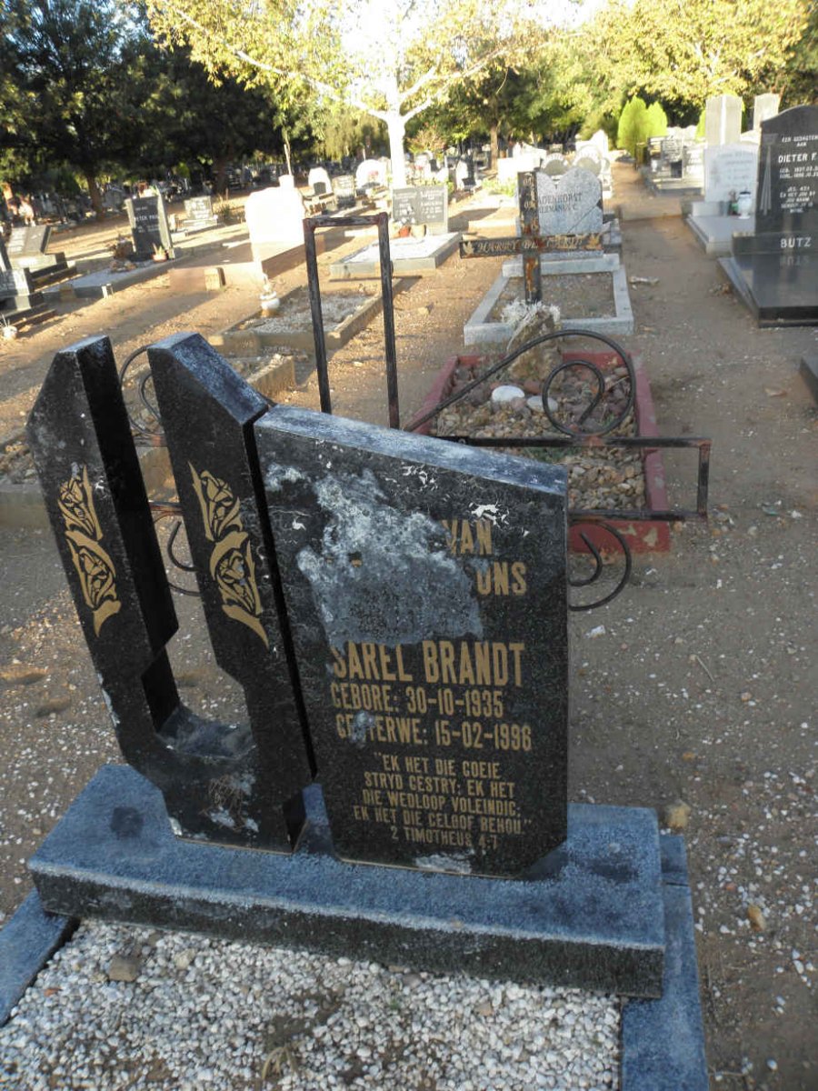 BRANDT Sarel 1935-1996
