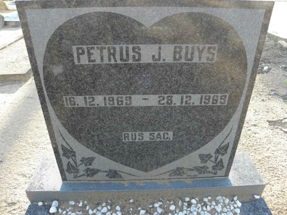 BUYS Petrus J. 1969-1969