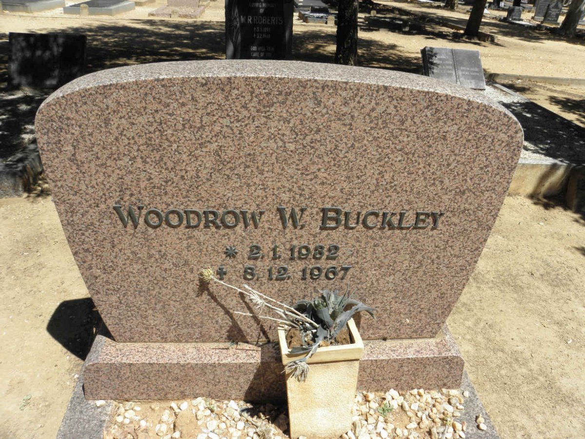 BUCKLEY Woodrow W. 1932-1967