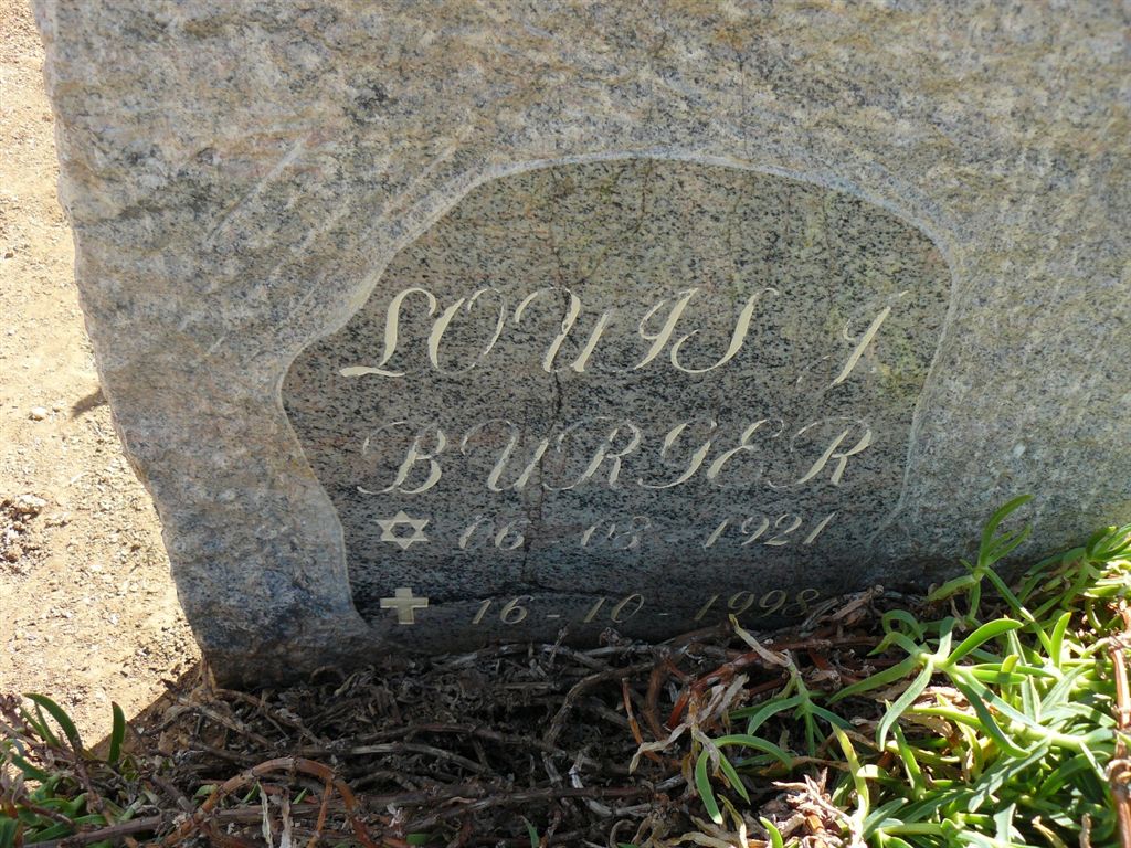 BURGER Louis J. 1921-1998