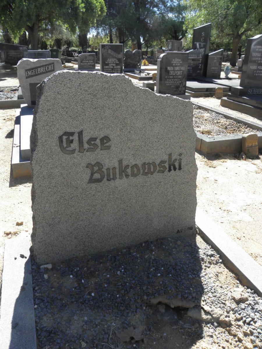 BUKOWSKI Else
