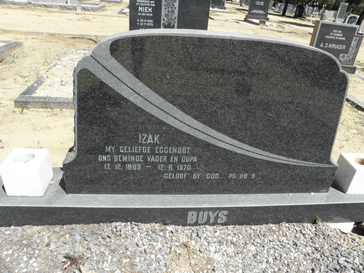 BUYS Izak 1883-1970