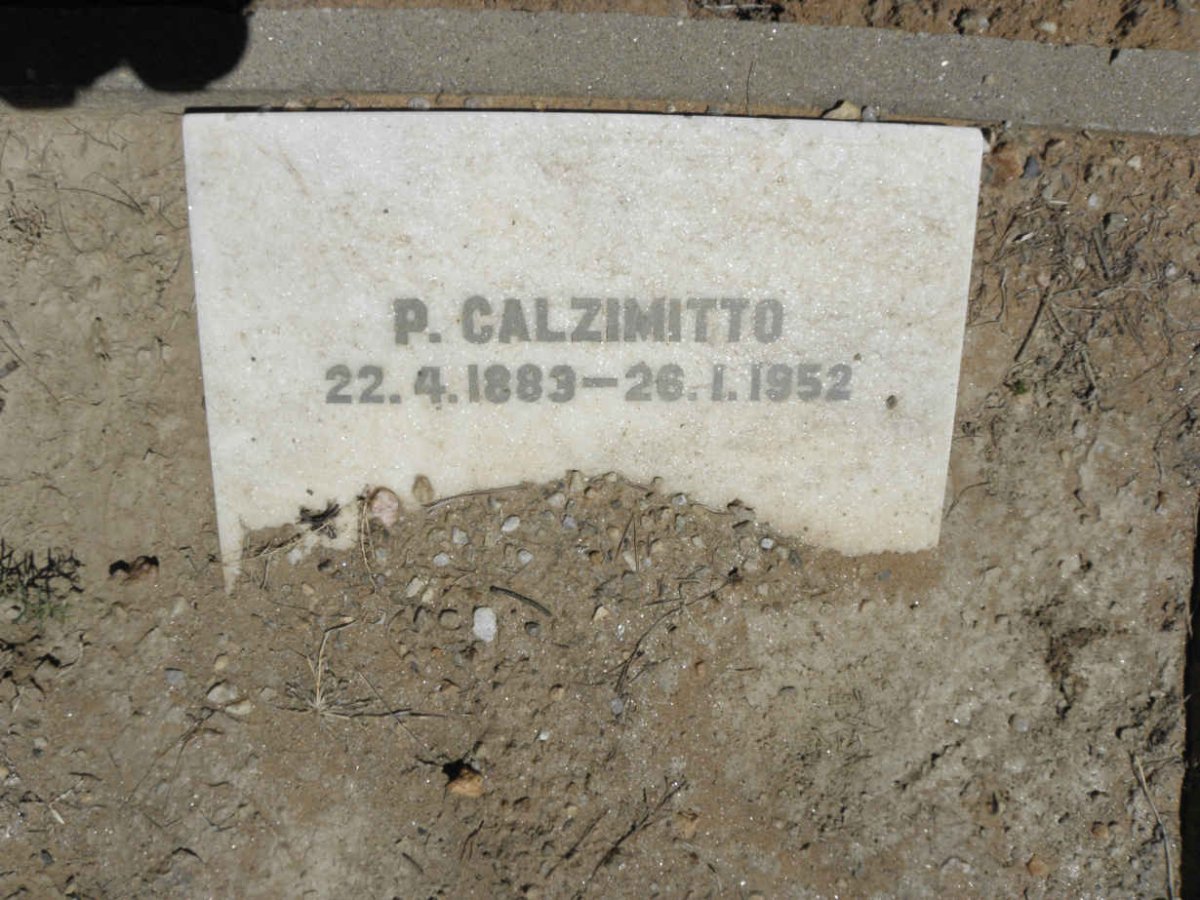 CALZIMITTO P. 1883-1952