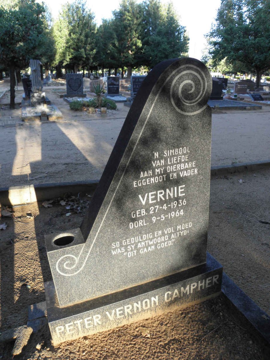 CAMPHER Peter Vernon 1936-1964