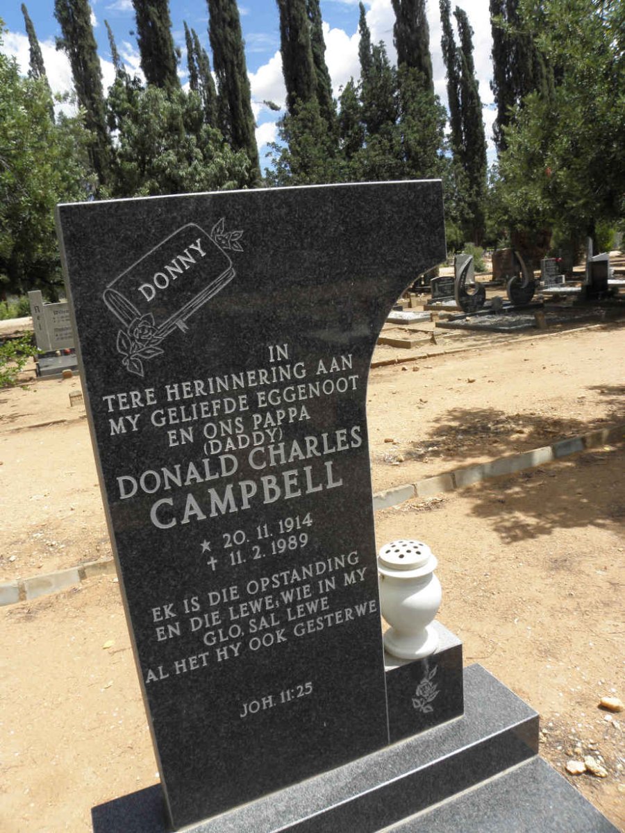 CAMPBELL Donald Charles 1914-1989