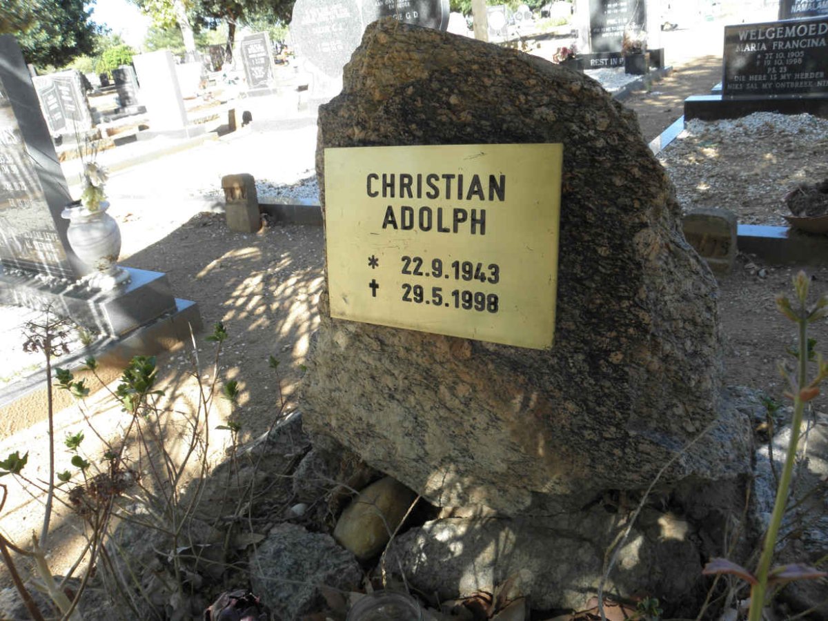 CHRISTIAN Adolph 1943-1998