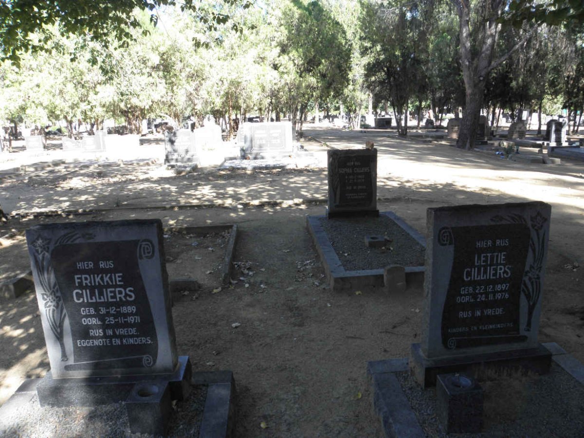 CILLIERS Frikkie 1889-1971 &amp; Lettie 1897-1976