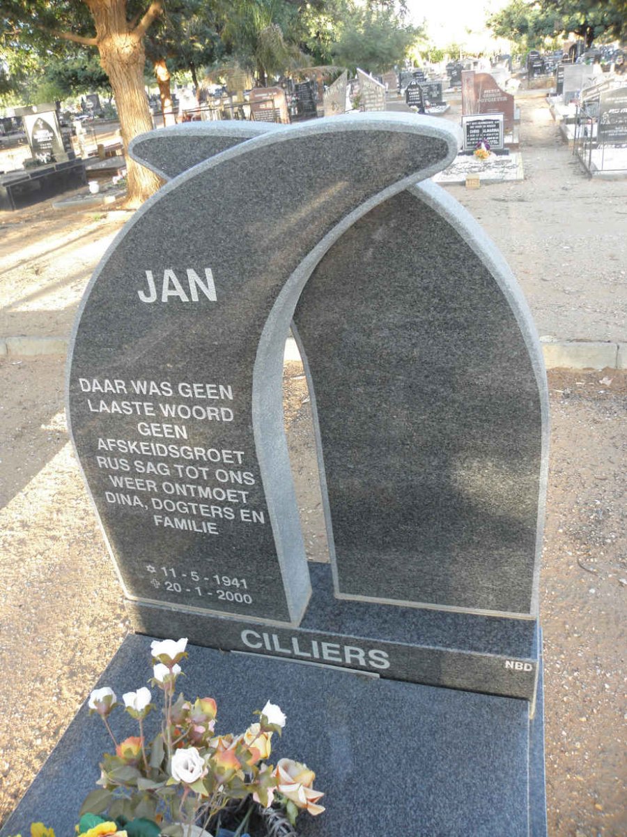 CILLIERS Jan 1941-2000