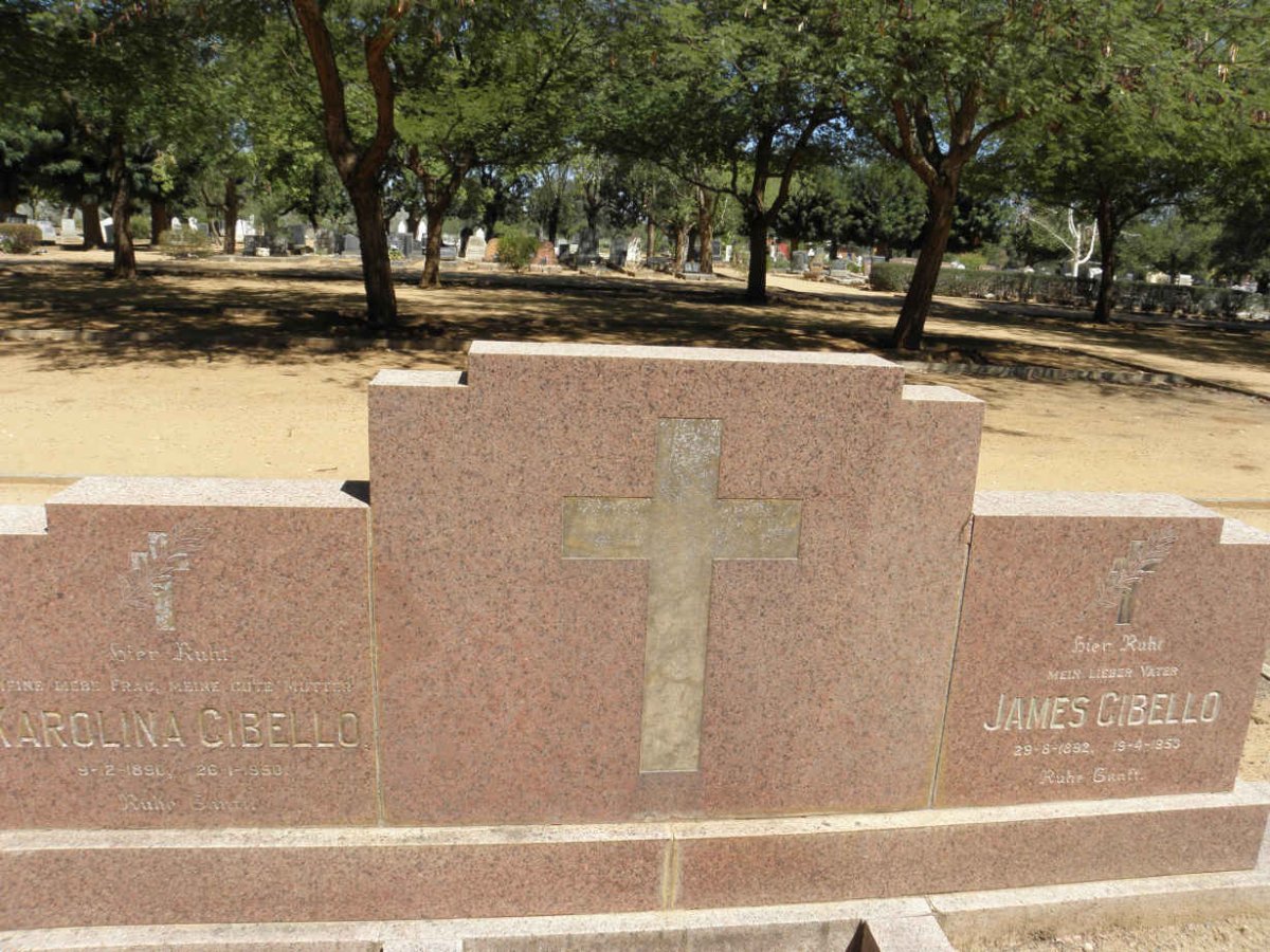 CIBELLO James 1892-195? &amp; Karolina 1890-1950