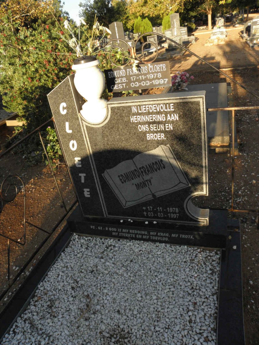 CLOETE Edmund Francois 1978-1997
