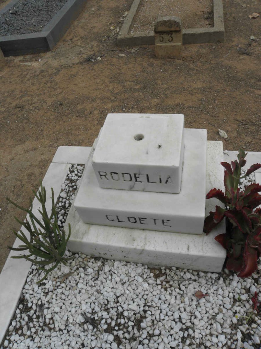 CLOETE Rodelia