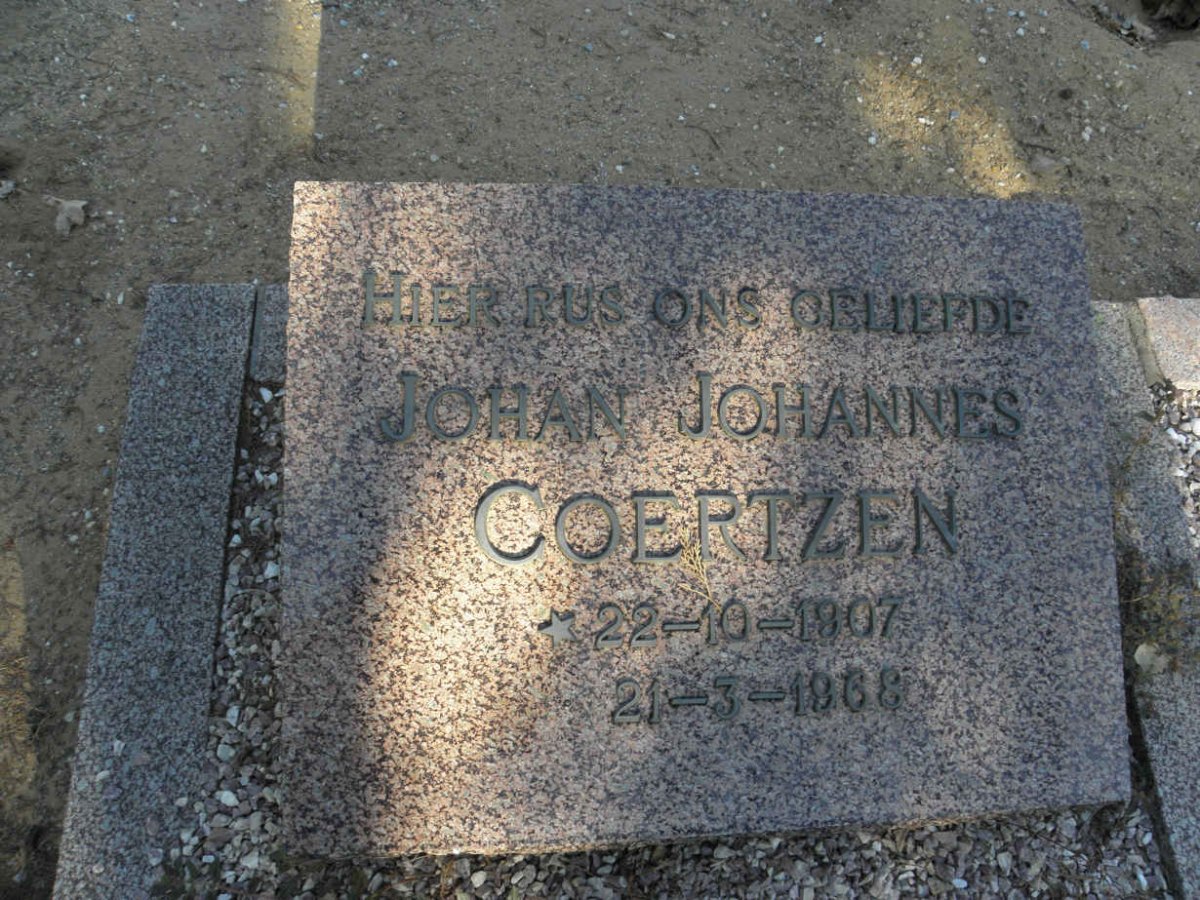 COERTZEN Johan Johannes 1907-1968