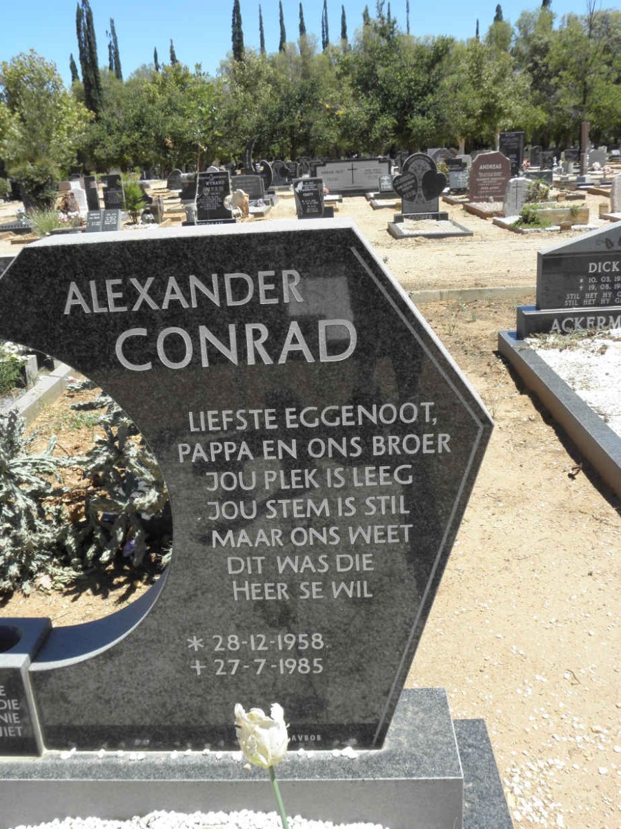 CONRAD Alexander 1958-1985
