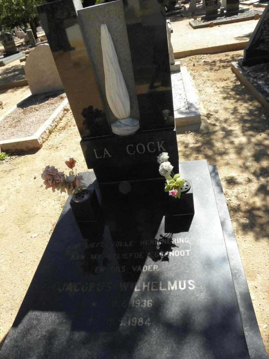 COCK Jacobus Wilhelmus, la 1936-1984