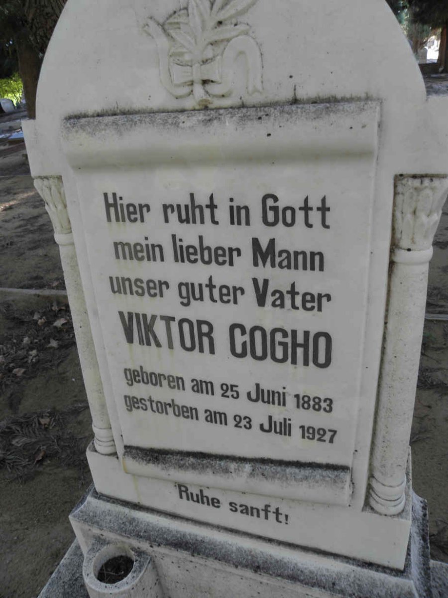 COGHO Viktor 1883-1927