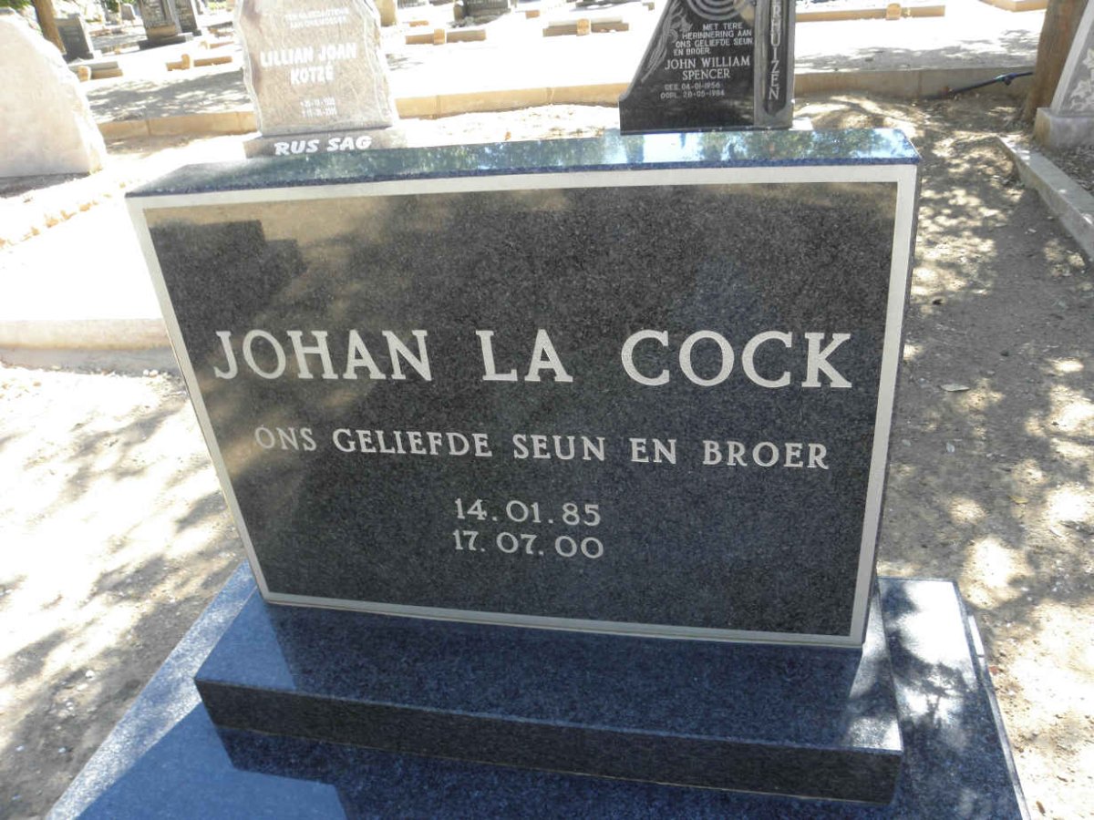 COCK Johan, la 1985-2000