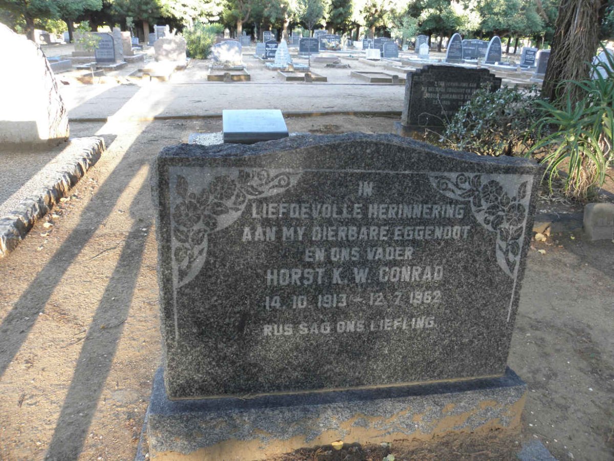 CONRAD Horst K.W. 1913-1962