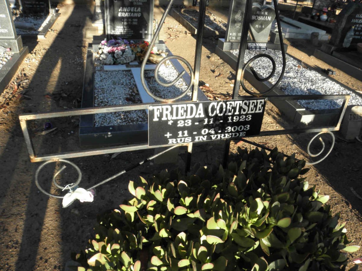 COETSEE Frieda 1923-2003