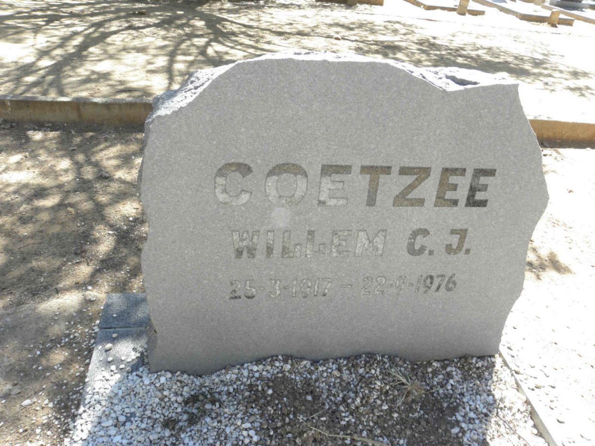 COETZEE Willem C.J. 1917-1976