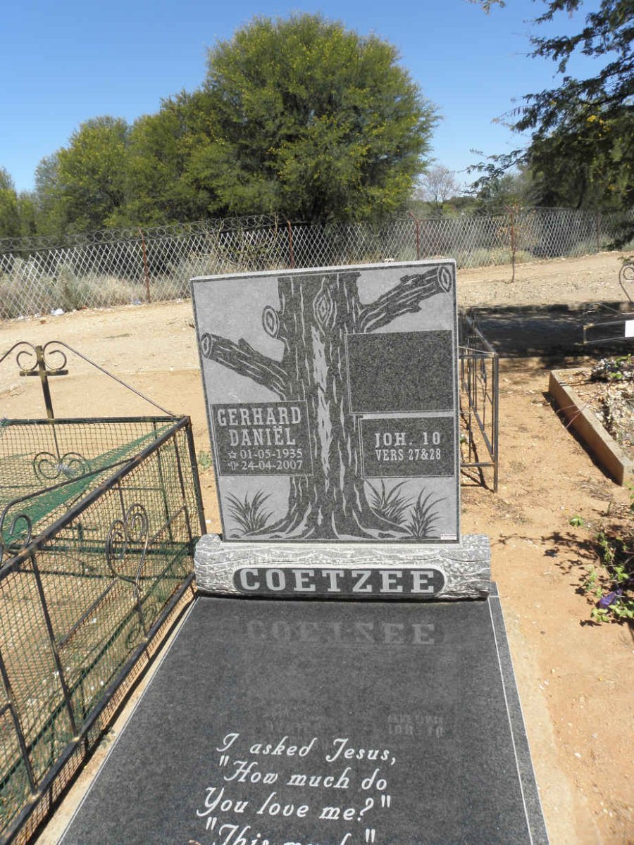 COETZEE Gerhard Daniel 1935-2007