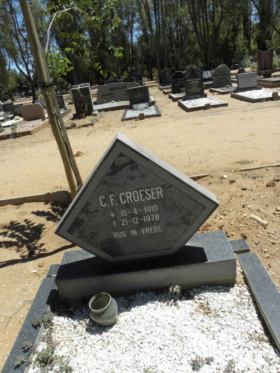CROESER C.F. 1910-1978