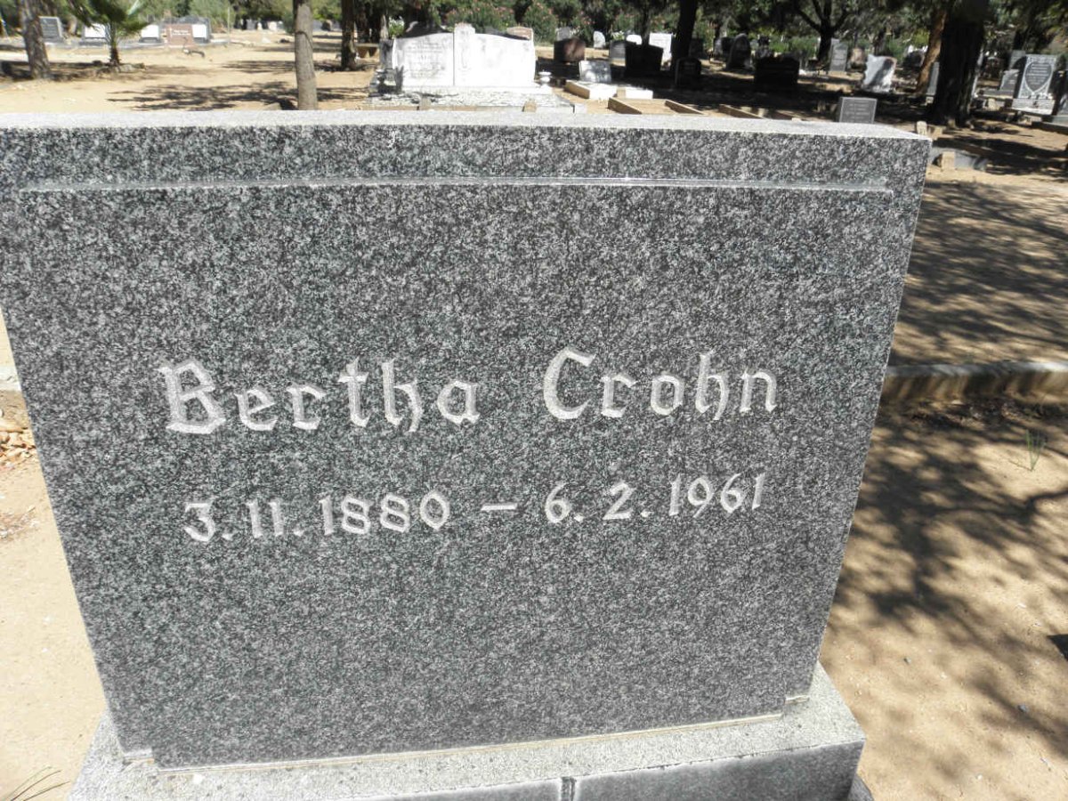 CROHN Bertha 1880-1961