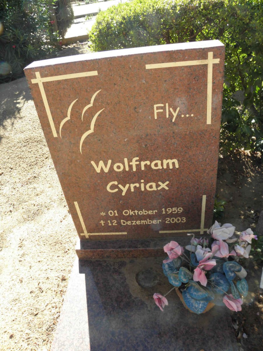 CYRIAX Wolfram 1959-2003