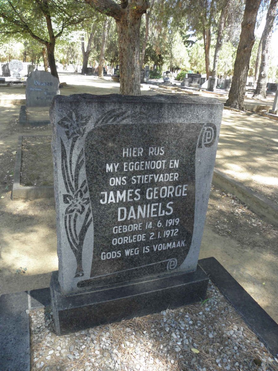 DANIELS James George 1919-1972