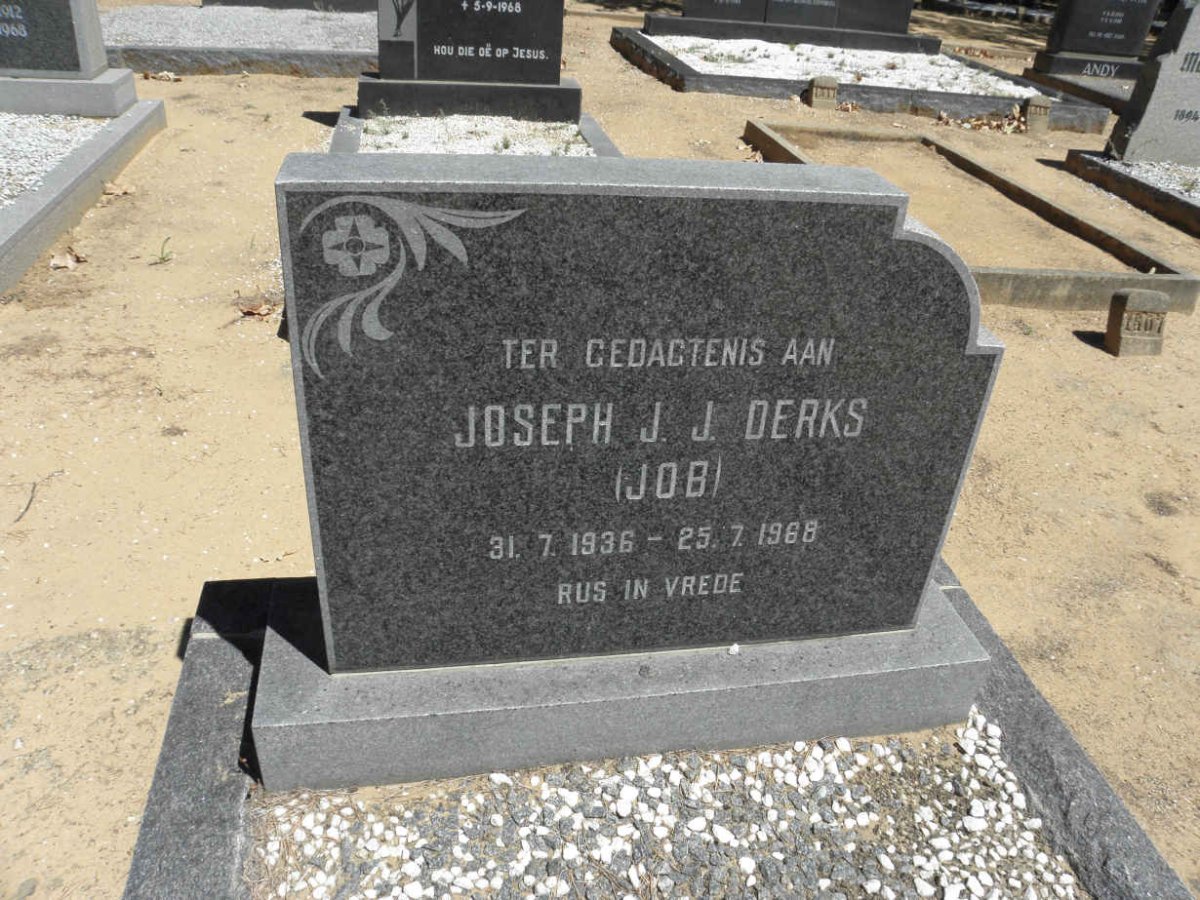 DERKS Joseph J.J. 1936-1968