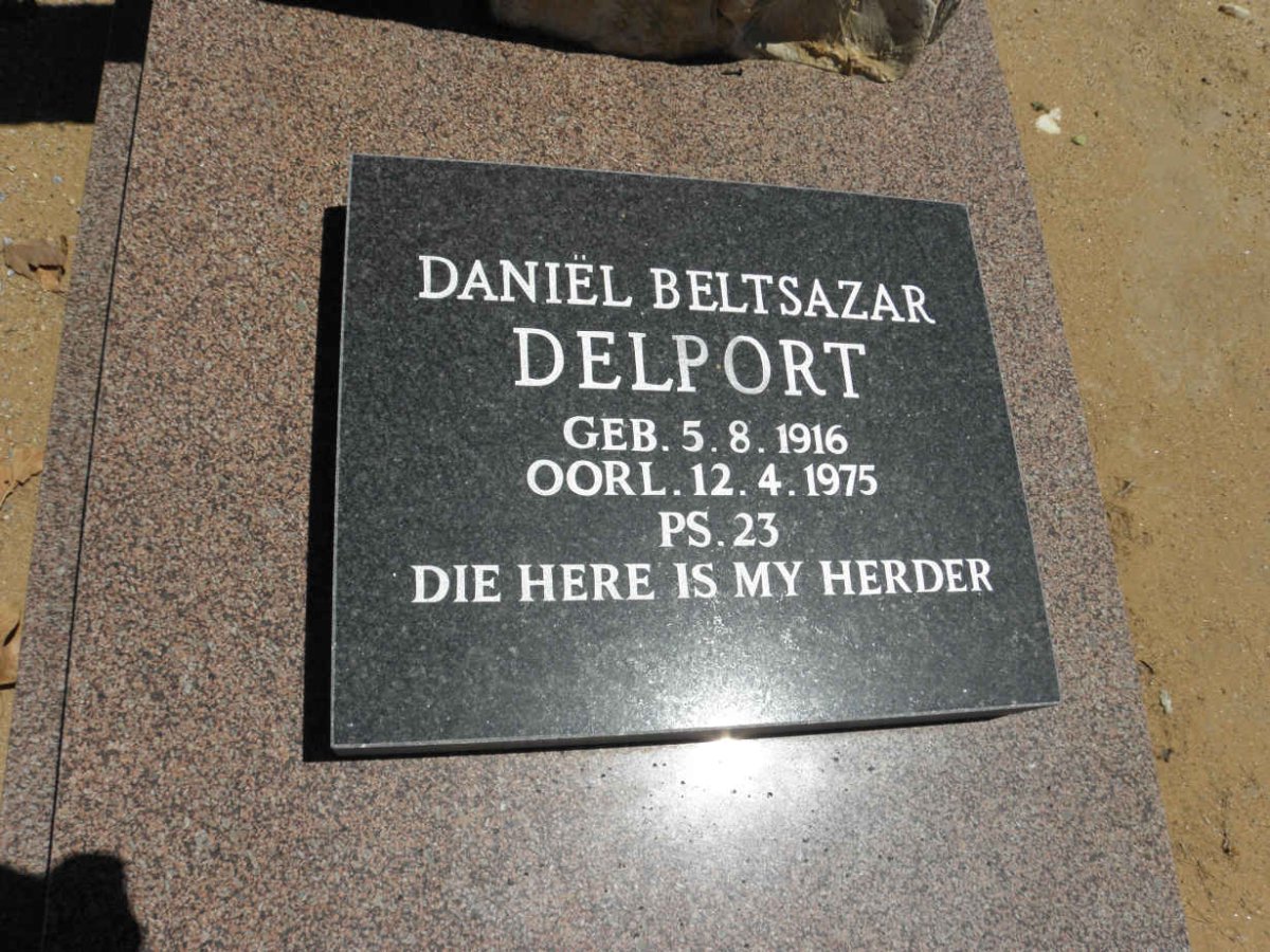 DELPORT Daniël Beltsazar 1916-1975