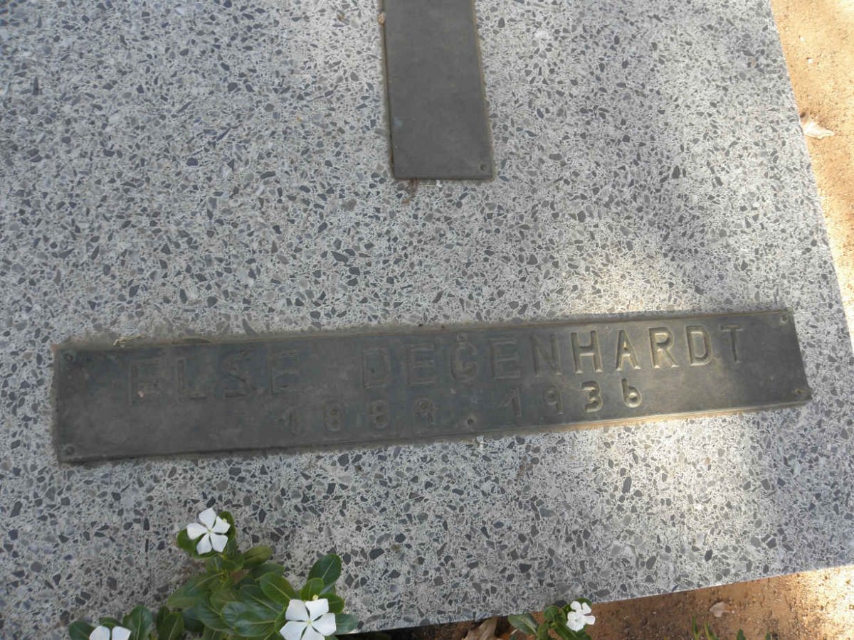 DEGENHARDT Else 1889-1936