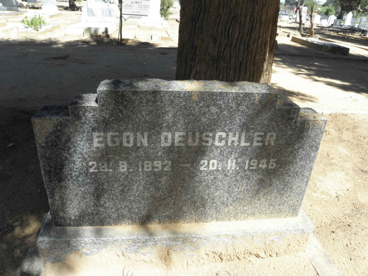 DEUSCHLER Egon 1892-1945