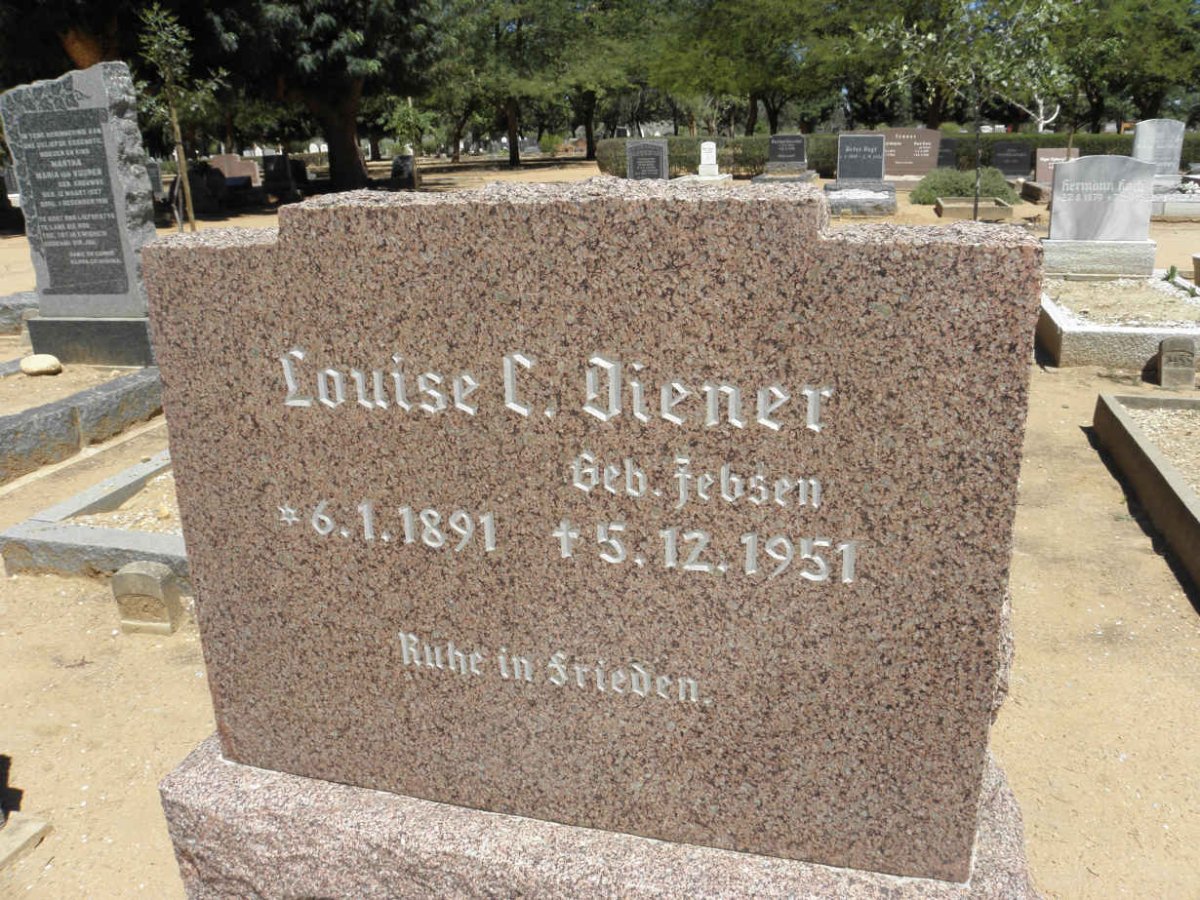 DIENER Louise L. nee JEBSEN 1891-1951