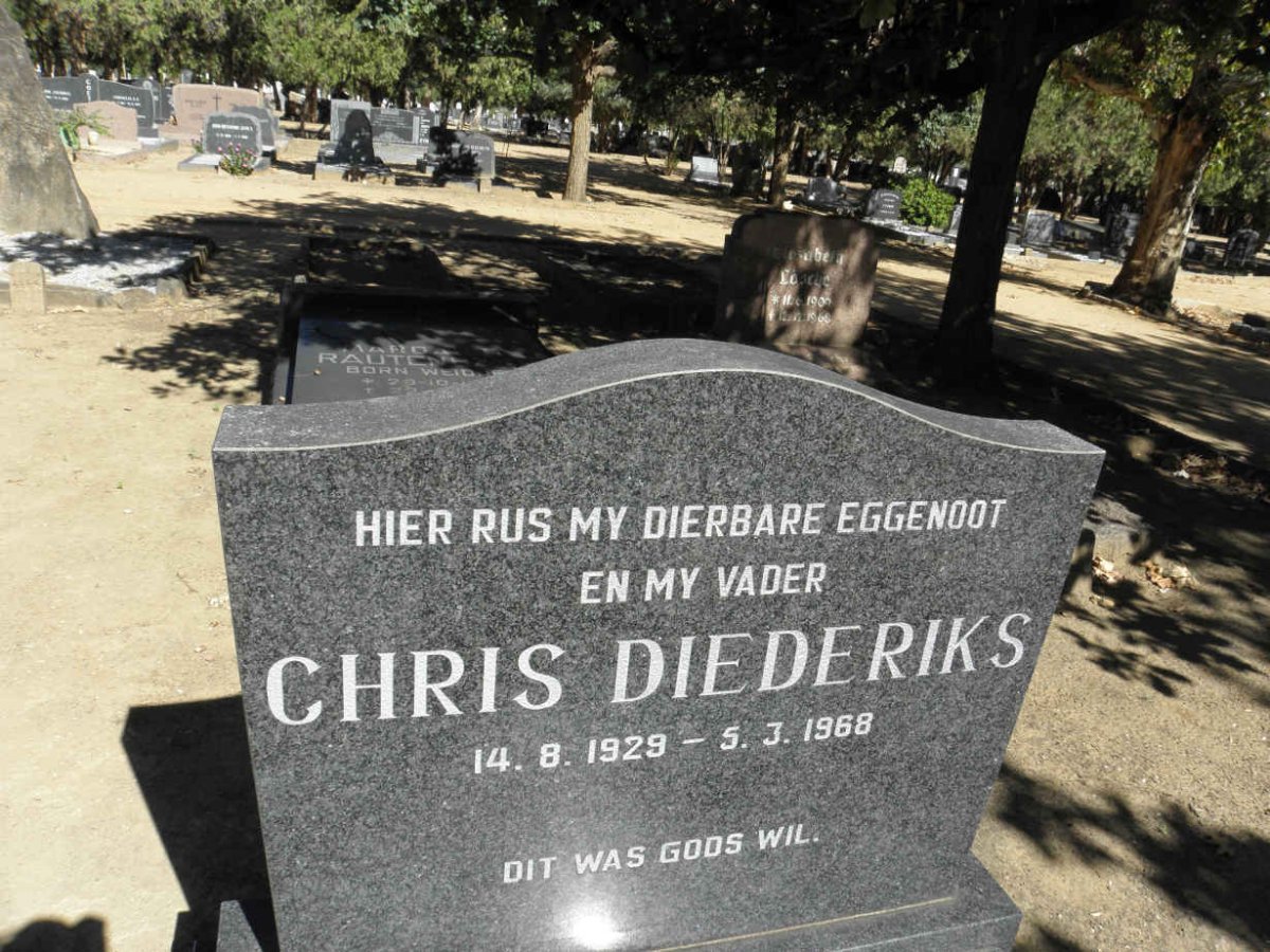 DIEDERIKS Chris 1929-1968