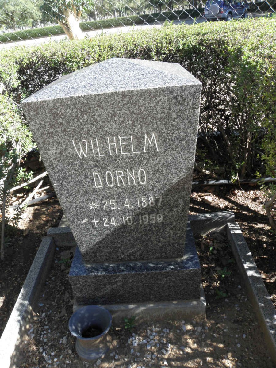 DORNO Wilhelm 1887-1959