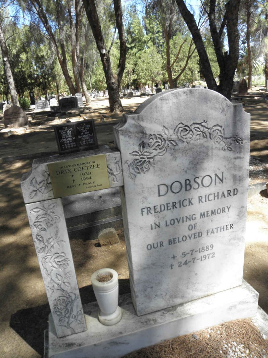 DOBSON Frederick Richard 1889-1972 :: COETZEE Drix 1930-1994