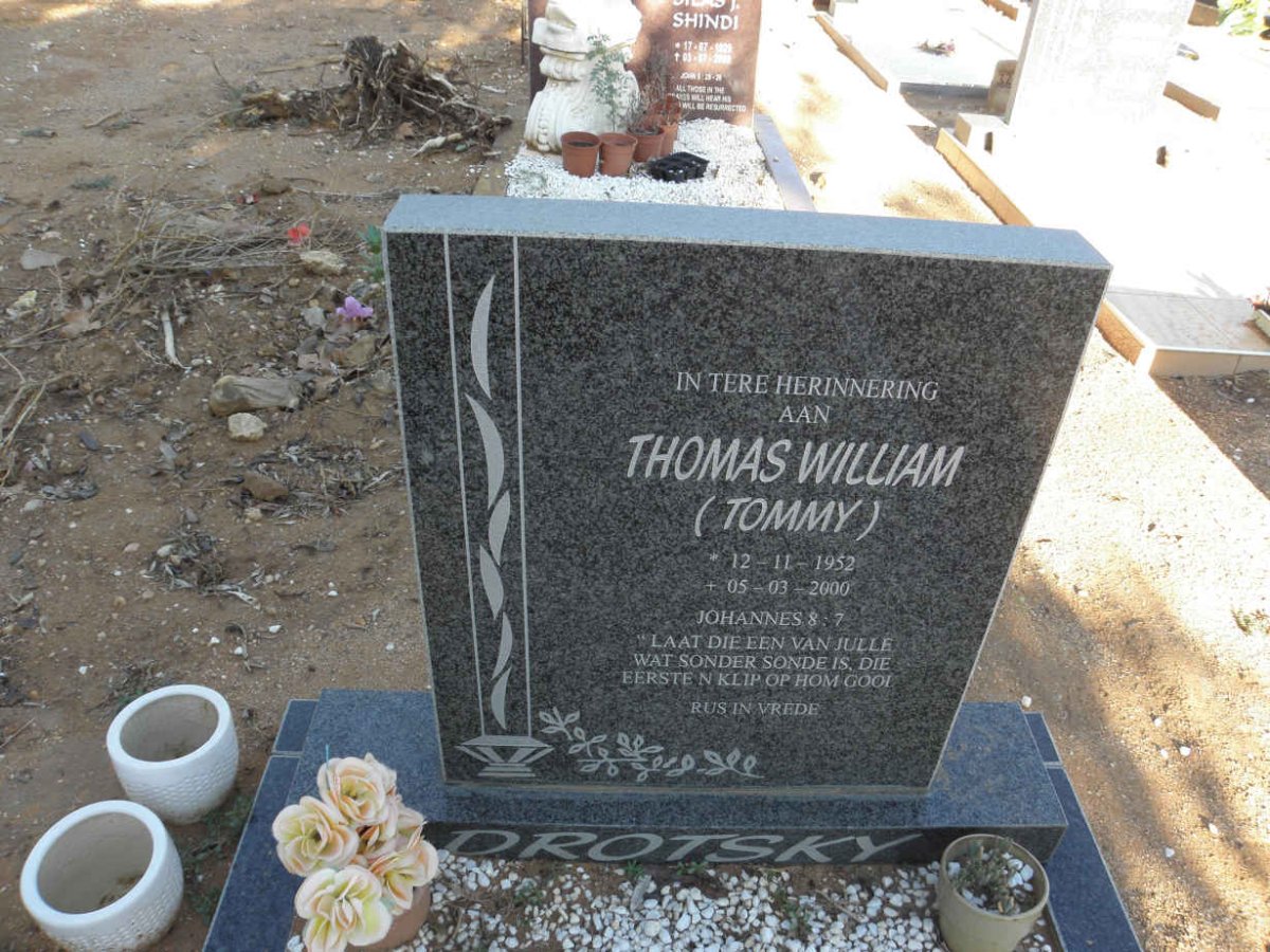 DROTSKY Thomas William 1952-2000