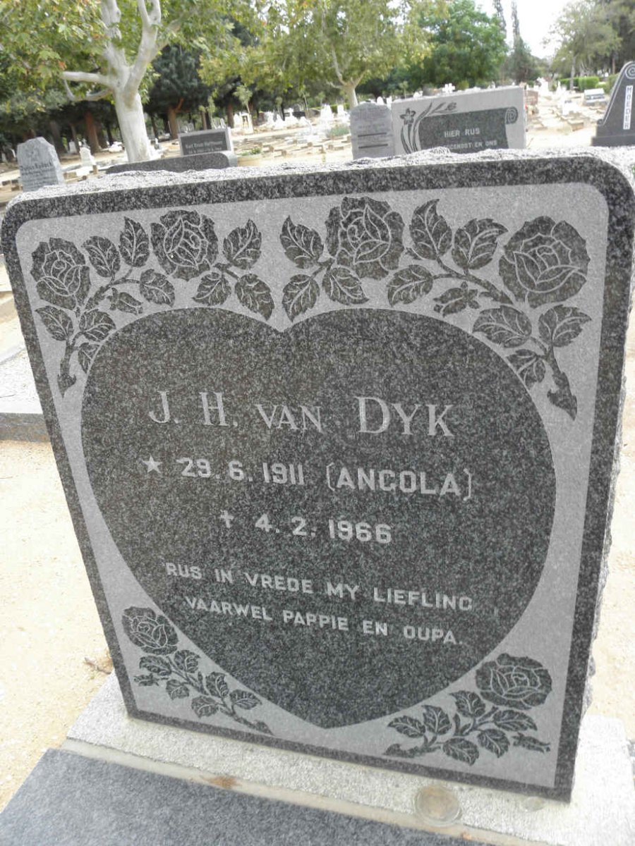 DYK J.H., van 1911-1966
