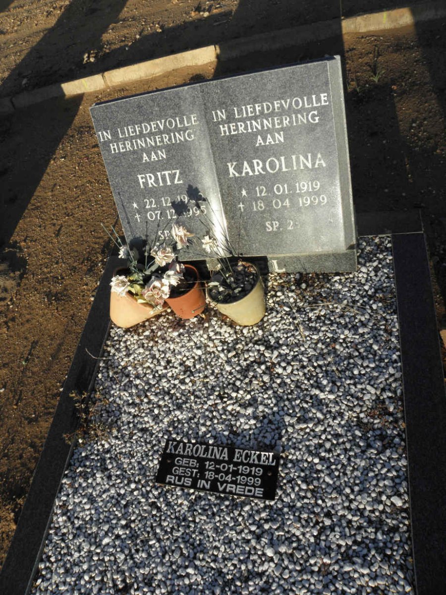 ECKEL Fritz 1909-1995 &amp; Karolina 1919-1999