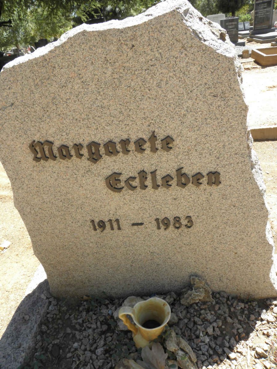 ECKLEBEN Margarete 1911-1983