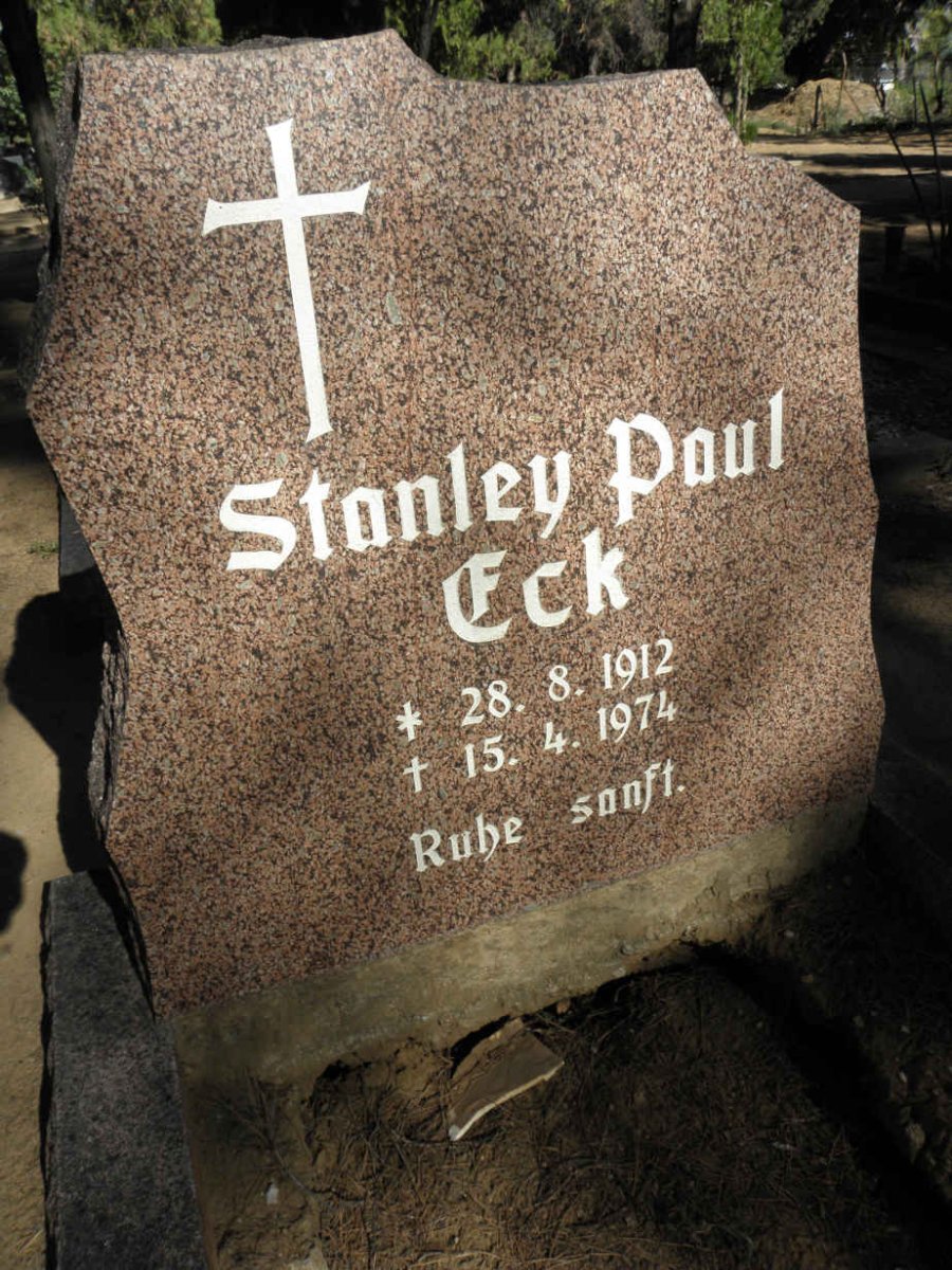 ECK Stanley Paul 1912-1974