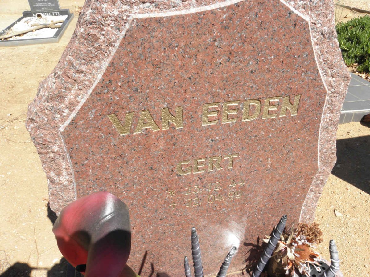 EEDEN Gert, van 1944-1999