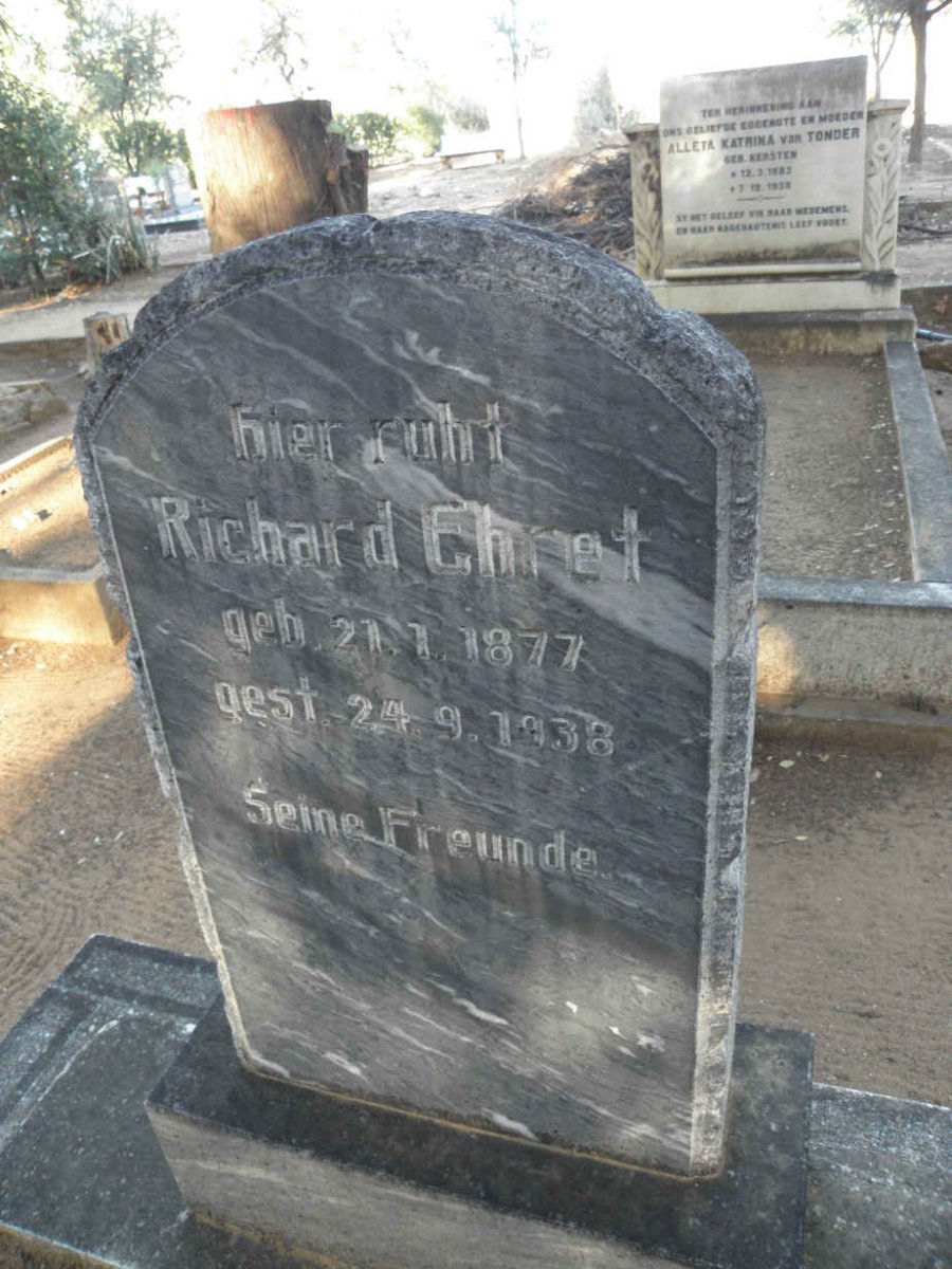EHRET Richard 1877-1938
