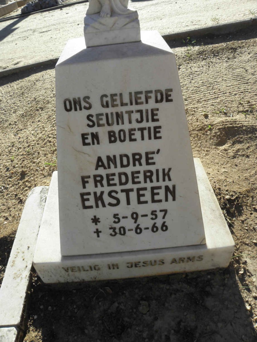 EKSTEEN André Frederik 1957-1966
