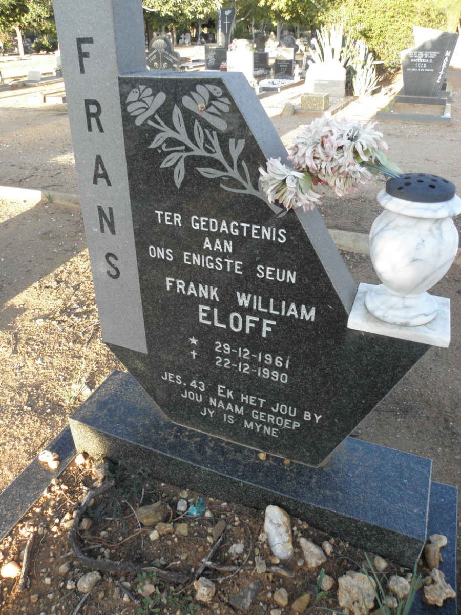ELOFF Frank William 1961-1990