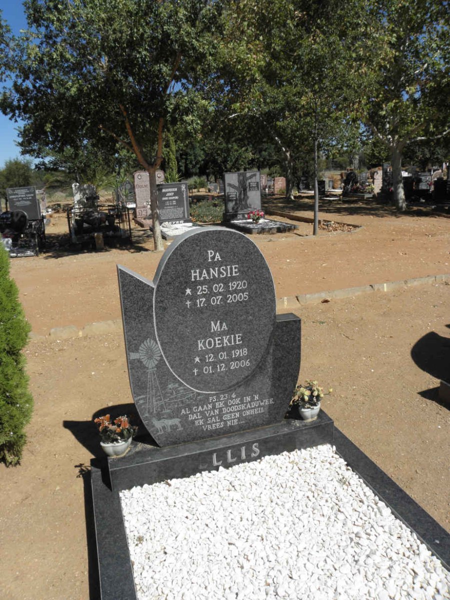 ELLIS Hansie 1920-2005 &amp; Koekie 1918-2006