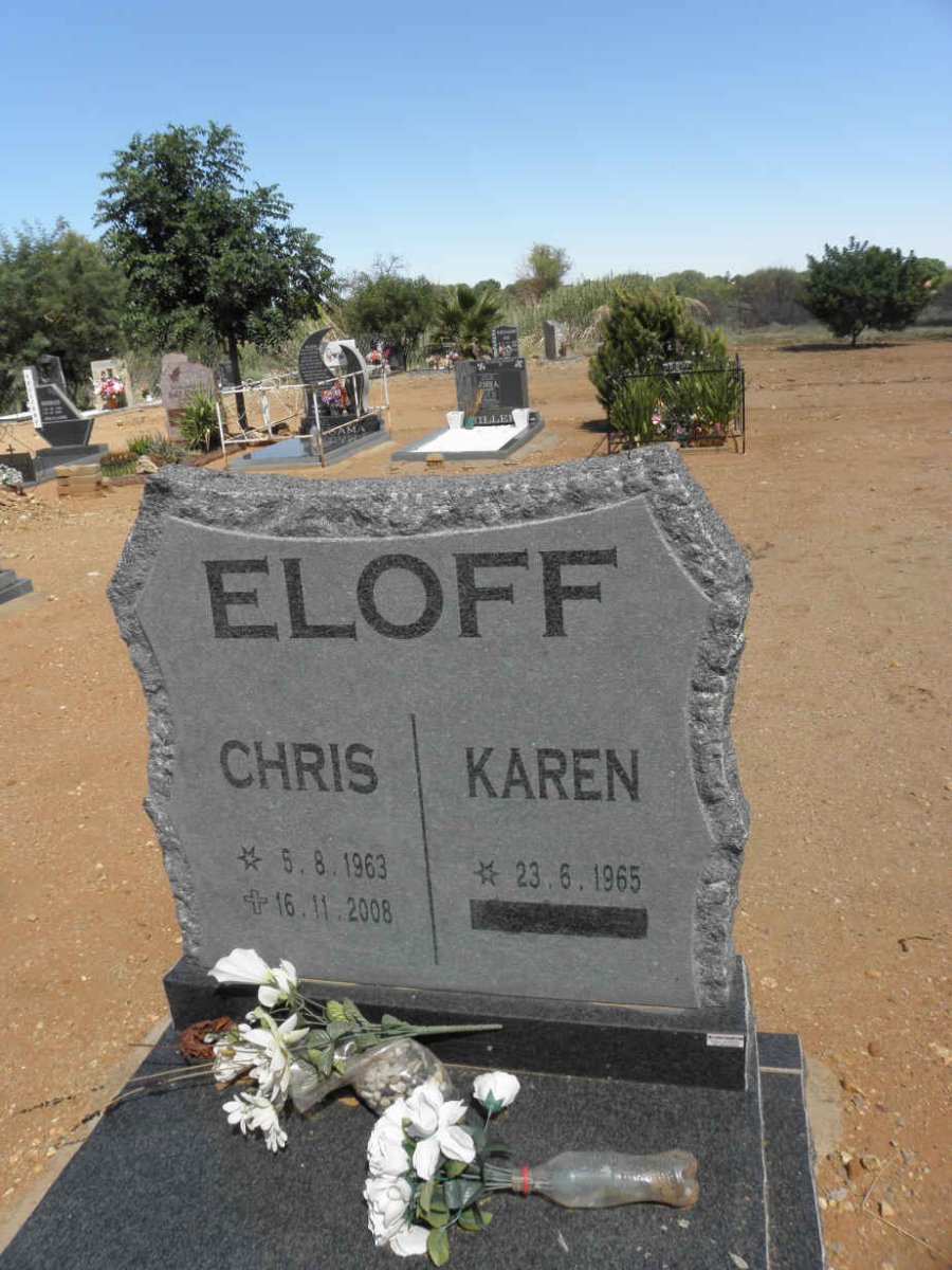 ELOFF Chris 1963-2008 &amp; Karen 1965-