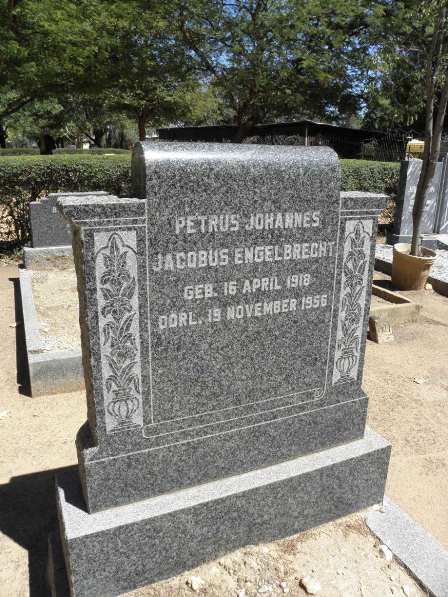 ENGELBRECHT Petrus Johannes Jacobus 1918-1956